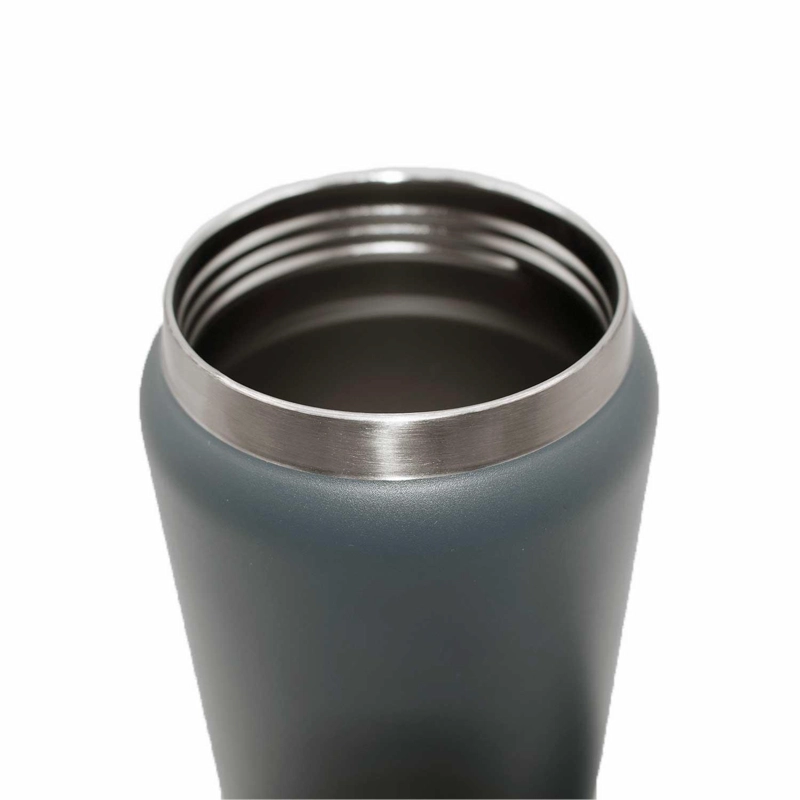 BOTELLA METALICA TE RMICA DOBLE BOCA AJUSTABLE ANGOSTA Y ANCHA 800ML GRIS - 9