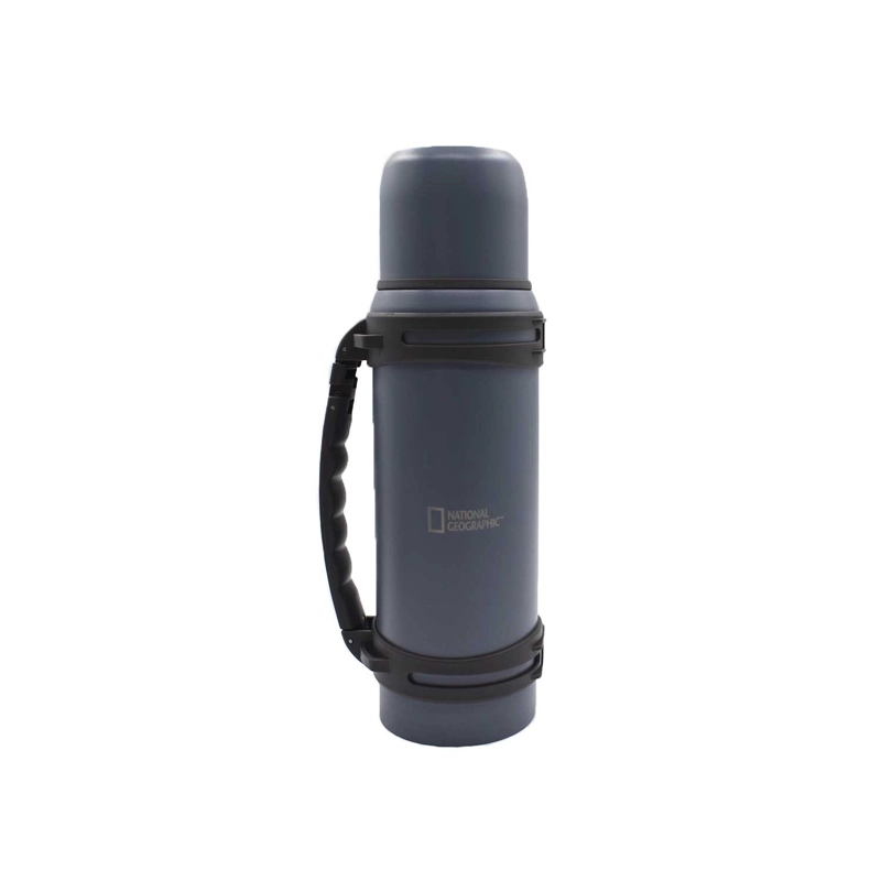 TERMO METALICO GRIS 1500ML NATIONAL GEOGRAPHIC - 2