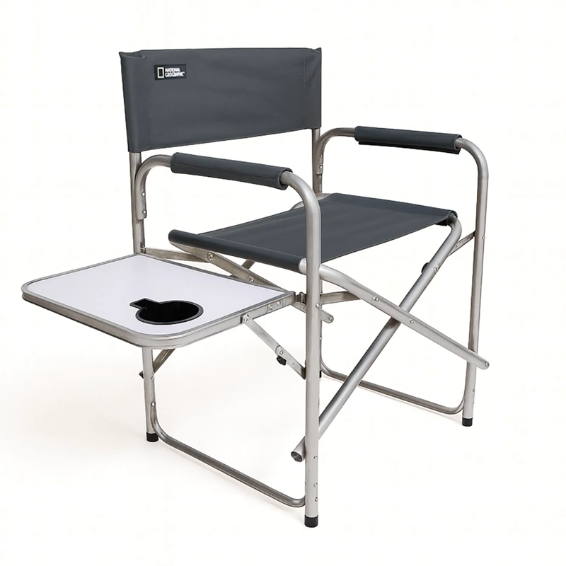SILLA MESA PLEGABLE CAMPING DIRECTOR ADVENTURE GRIS NAT GEO - 1