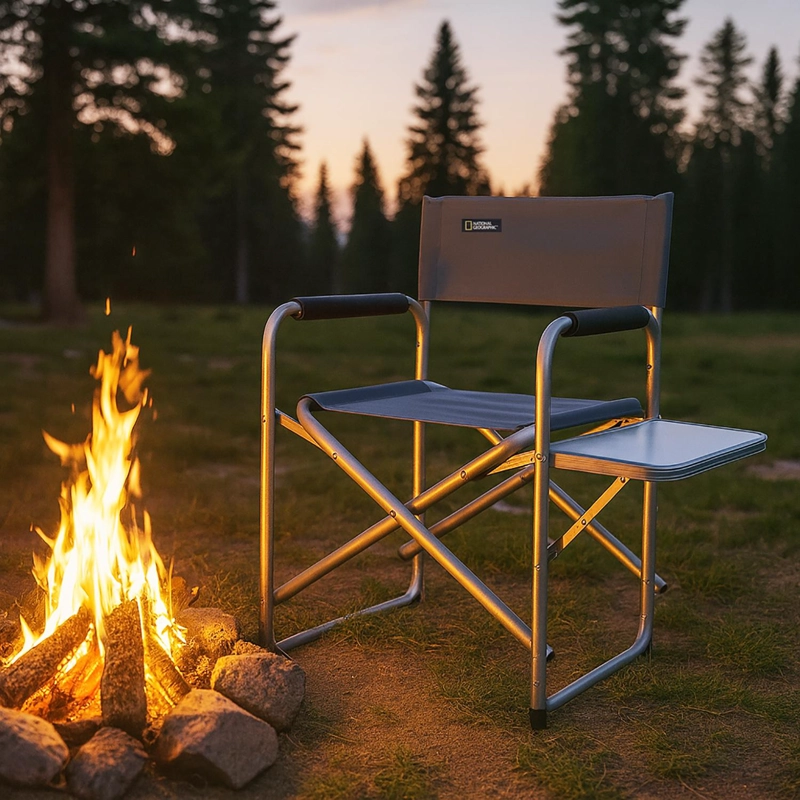 SILLA MESA PLEGABLE CAMPING DIRECTOR ADVENTURE GRIS NAT GEO - 2