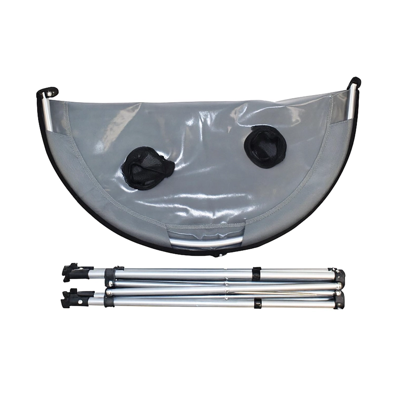 MESA PLEGABLE CAMPING SERENGETI CON POSAVASOS GRIS NAT GEO - 5