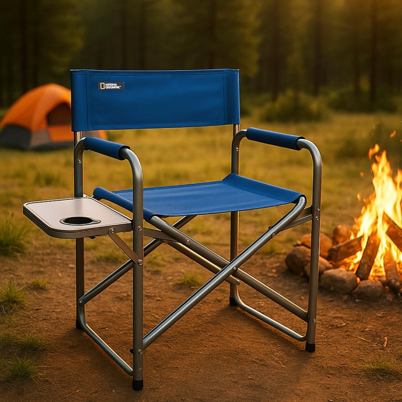 SILLA MESA PLEGABLE CAMPING DIRECTOR ADVENTURE AZUL NAT GEO - 5
