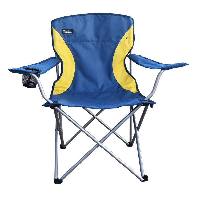 SILLA PLEGABLE CAMPING ACOLCHADA DENVER AZUL NAT GEO - 2