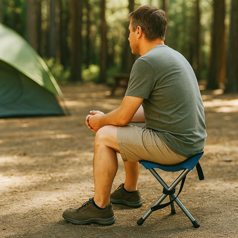 PISO PLEGABLE CAMPING NEW JERSEY AZUL NATIONAL GEOGRAPHIC - 5