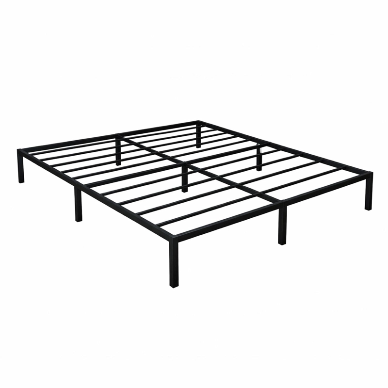 BASE DE CAMA METAL QUEEN 2,5 PLAZA 200X150X36 NEGRO AIRHOUSE - 1