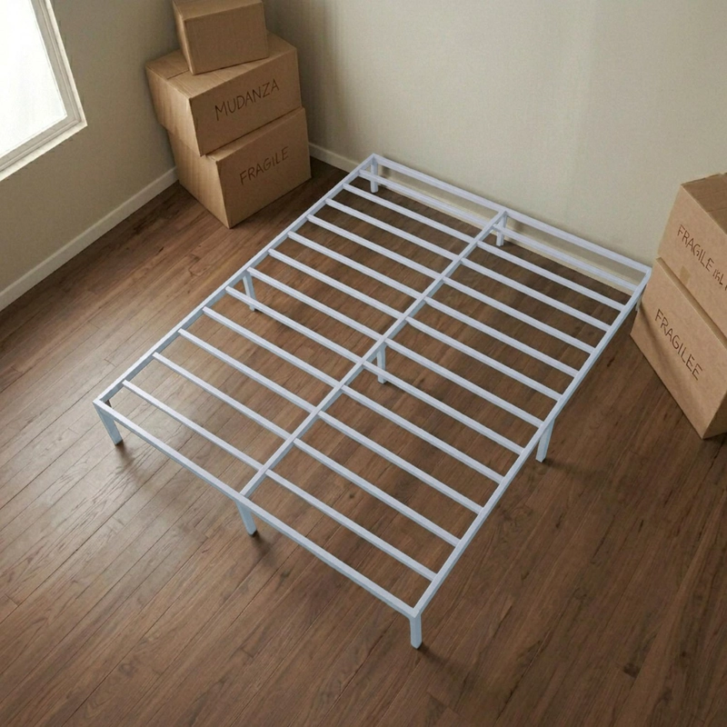 BASE DE CAMA METALICA QUEEN 200X150X36 GRIS AIRHOUSE - 6