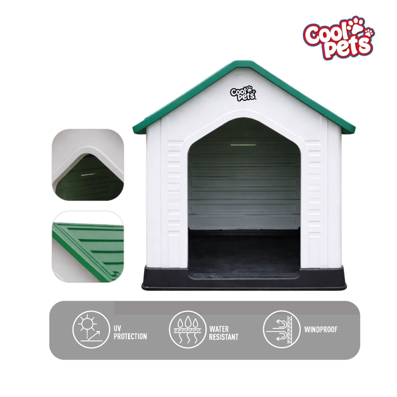 CASA PARA PERRO GRANDE VERDE COOLPET 84X69X76CM - 6