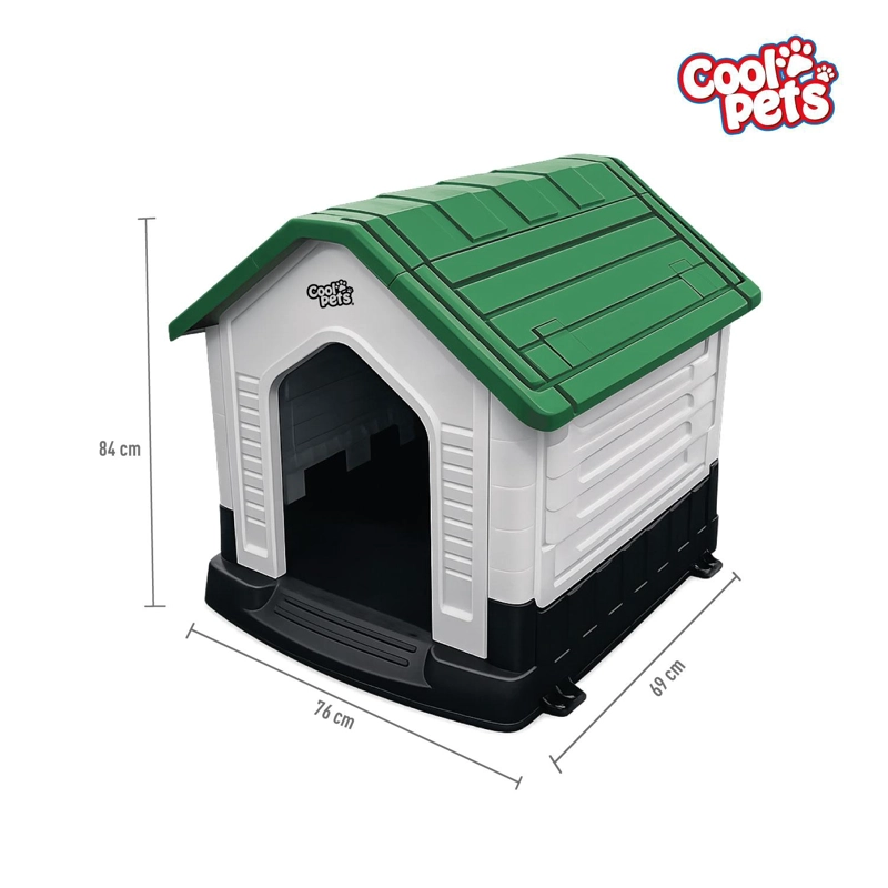 CASA PARA PERRO GRANDE VERDE COOLPET 84X69X76CM - 7