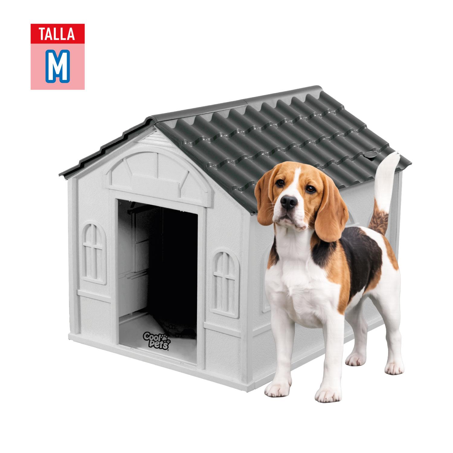 CASA PARA PERRO PEQUEÑA COOL PETS 76X65X63CM TECHO GRIS - 3