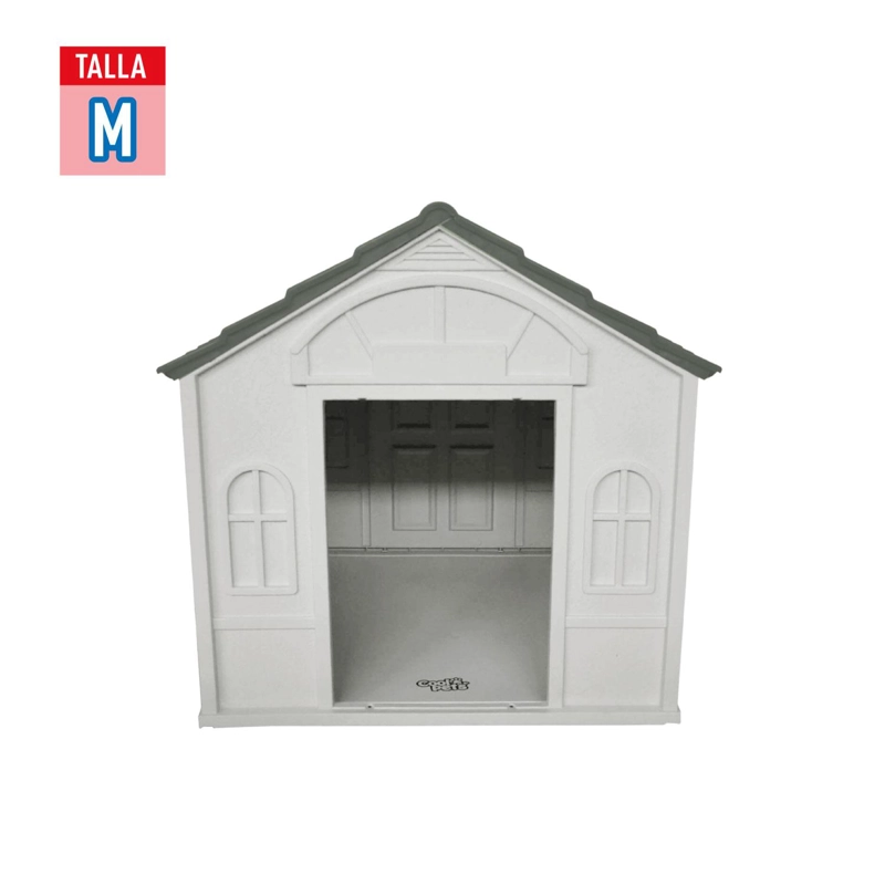 CASA PARA PERRO PEQUEÑA COOL PETS 76X65X63CM TECHO GRIS - 4