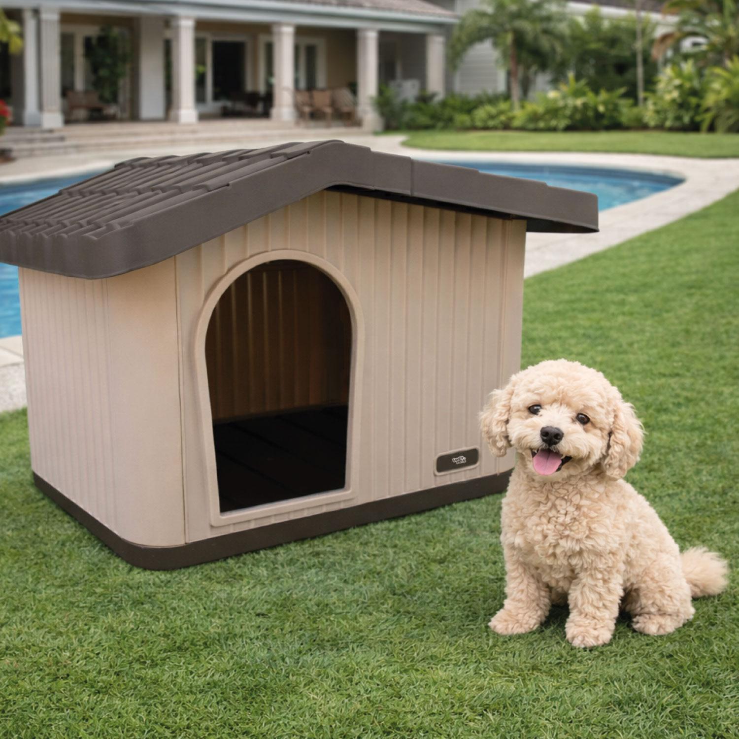 CASA PARA PERRO PEQUEÑA CAFE  COOL PETS 75X64X52CMS - 5