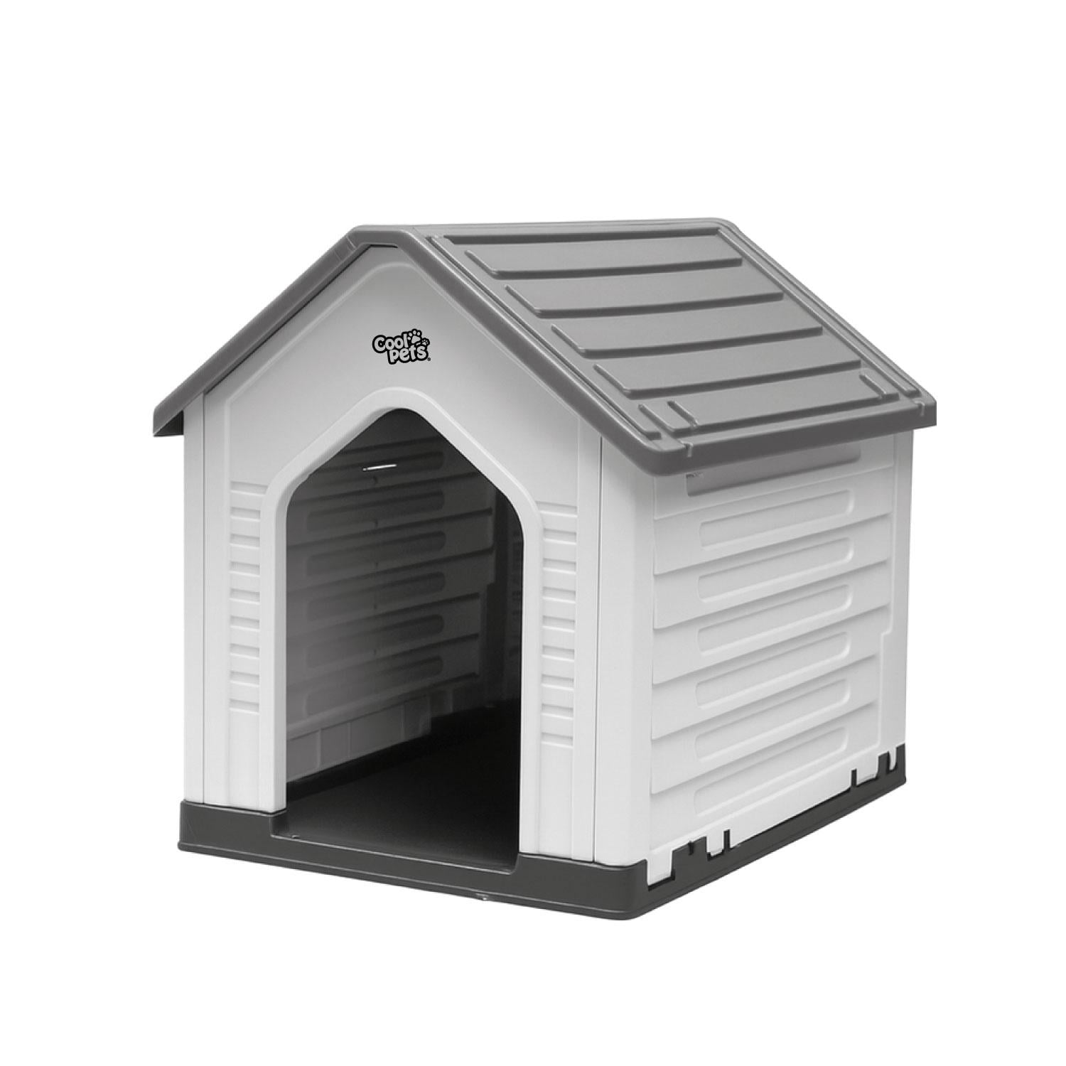 CASA PARA PERRO PEQUEÑA GRIS COOL PETS 67X52X60CM - 2