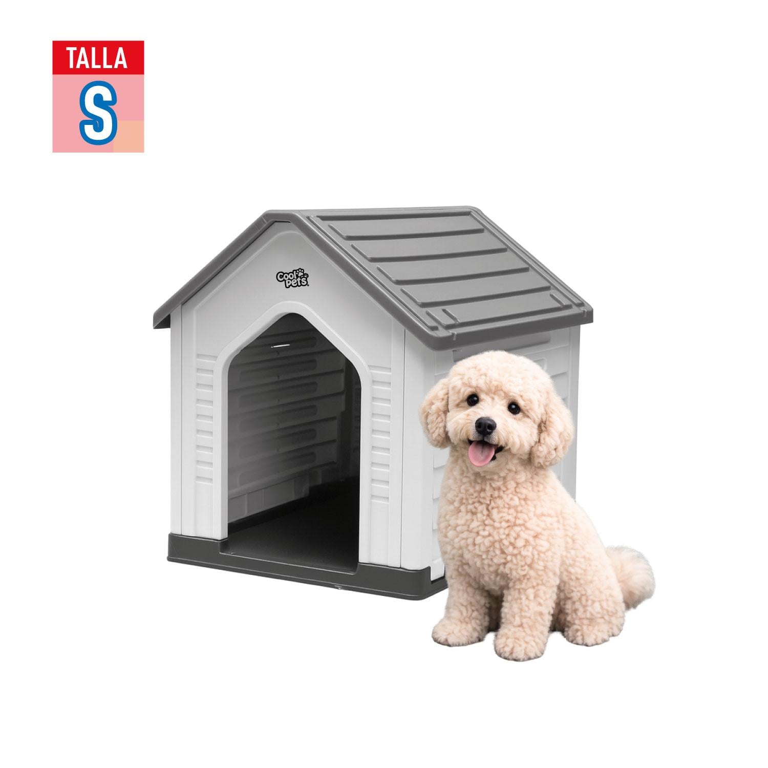 CASA PARA PERRO PEQUEÑA GRIS COOL PETS 67X52X60CM - 3
