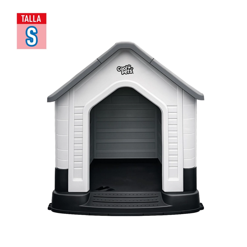 CASA PARA PERRO PEQUEÑA GRIS COOL PETS 67X52X60CM - 4