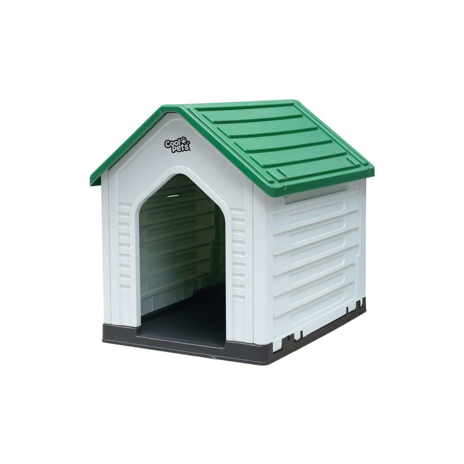 CASA PARA PERRO PEQUEÑA VERDE COOL PETS 67X52X60CM - 2