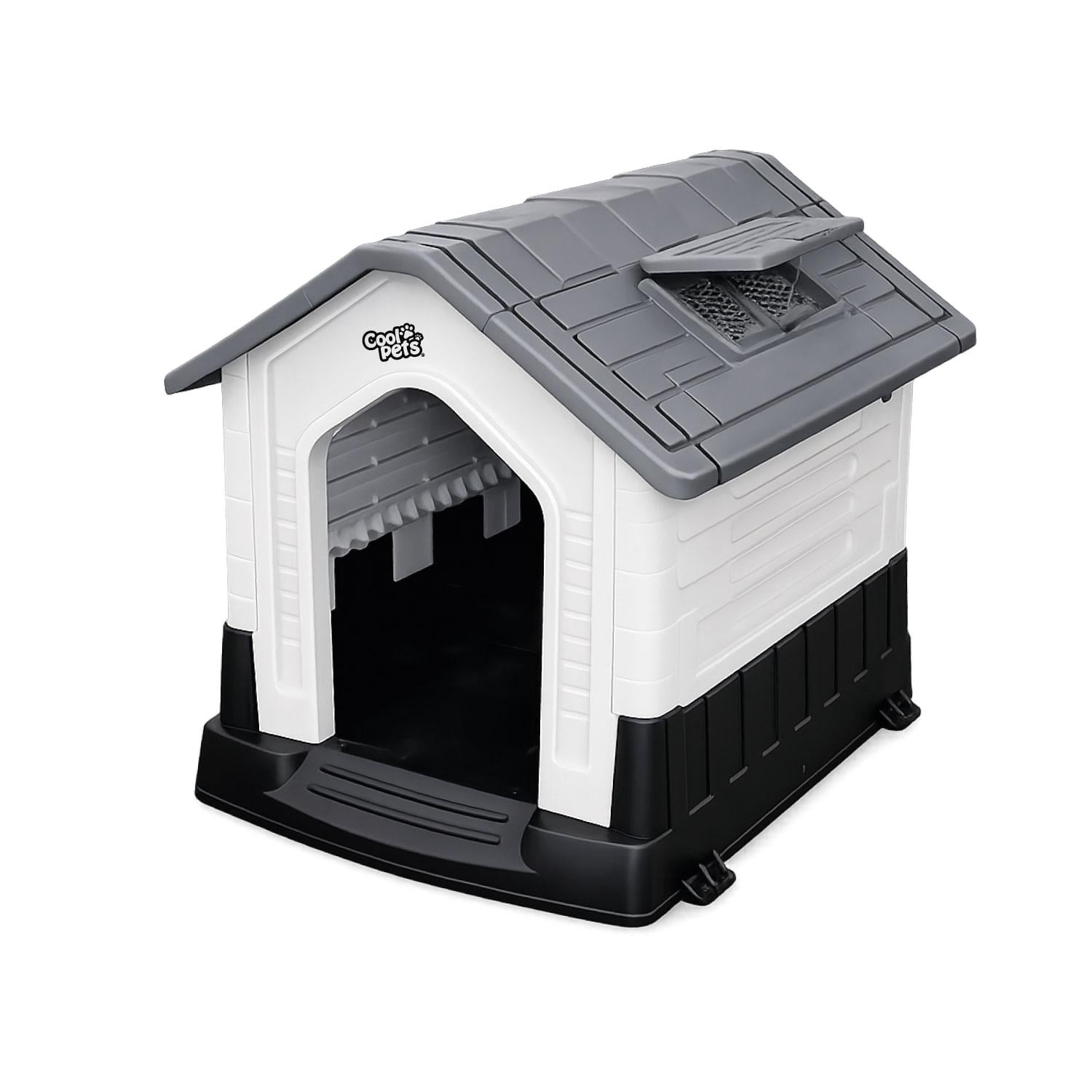 CASA PARA PERRO PEQUEÑA GRIS COOL PETS 73X60X66CM - 2