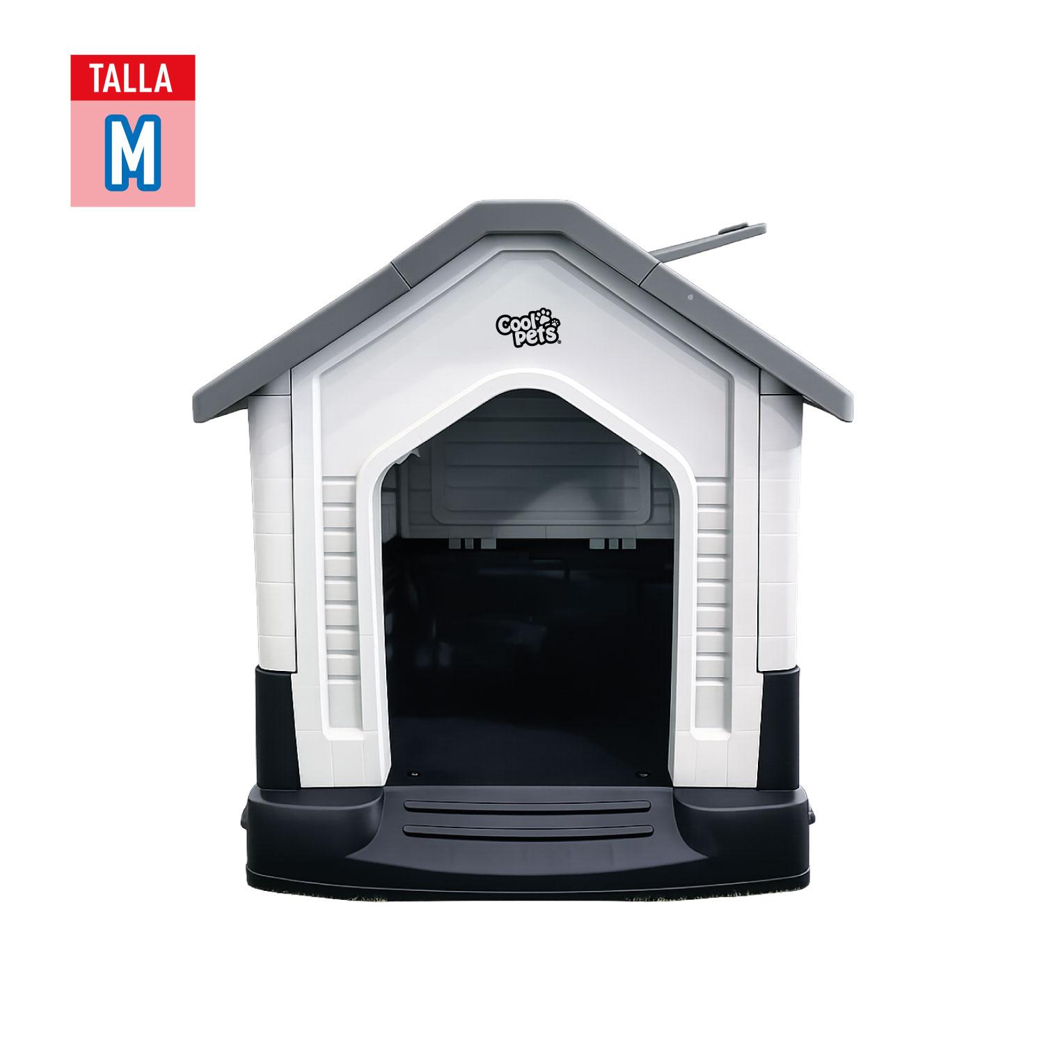 CASA PARA PERRO PEQUEÑA GRIS COOL PETS 73X60X66CM - 4
