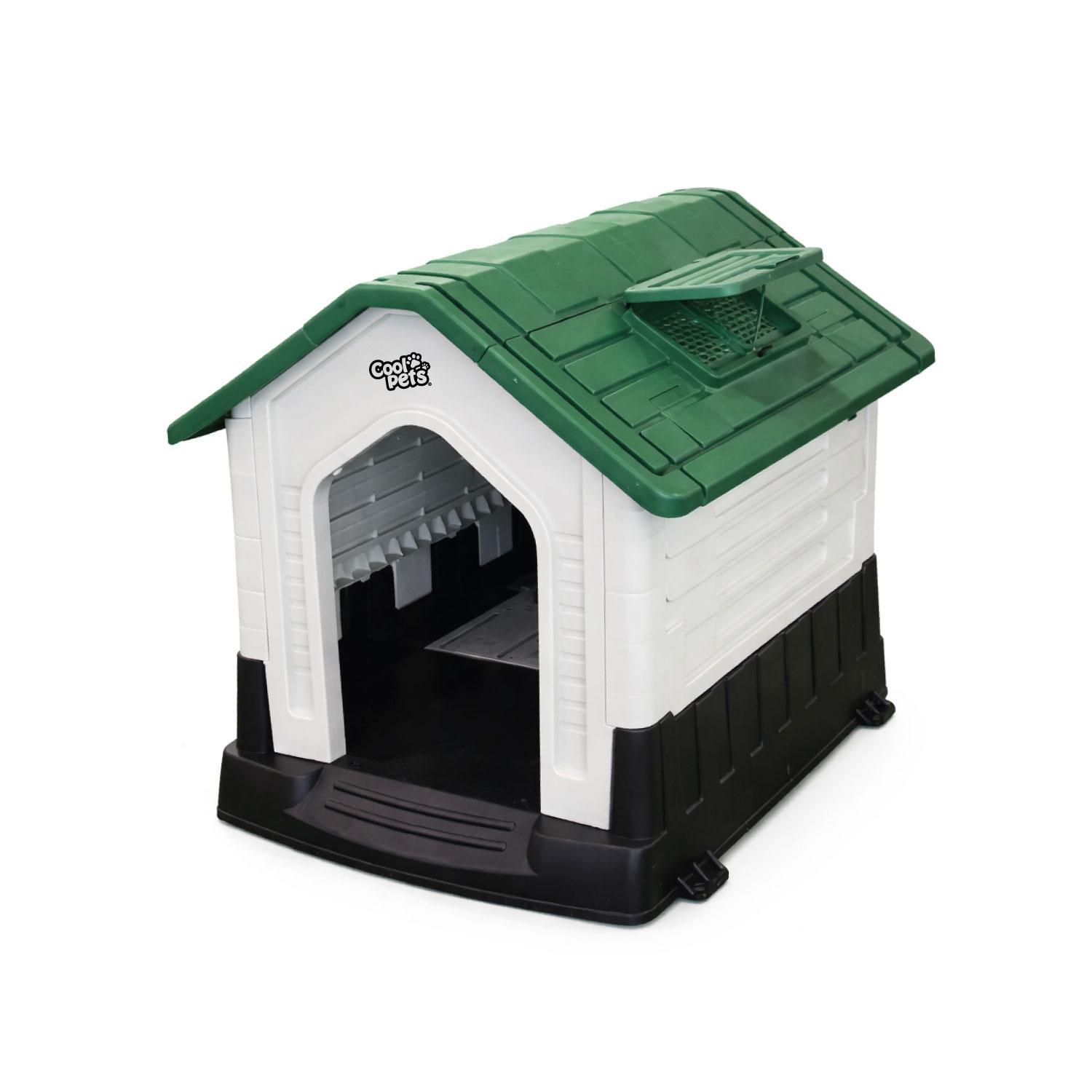 CASA PARA PERRO PEQUEÑA VERDE COOL PETS 73X60X66CM - 2