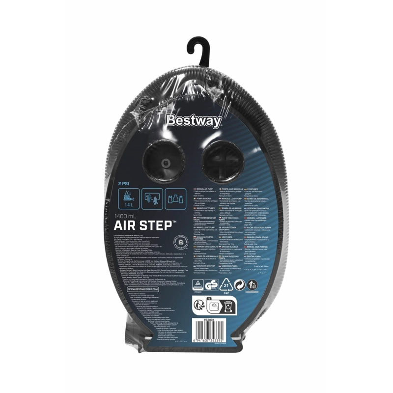 INFLADOR DE PIE MANUAL PRO AIR 28X19CM BESTWAY - 2
