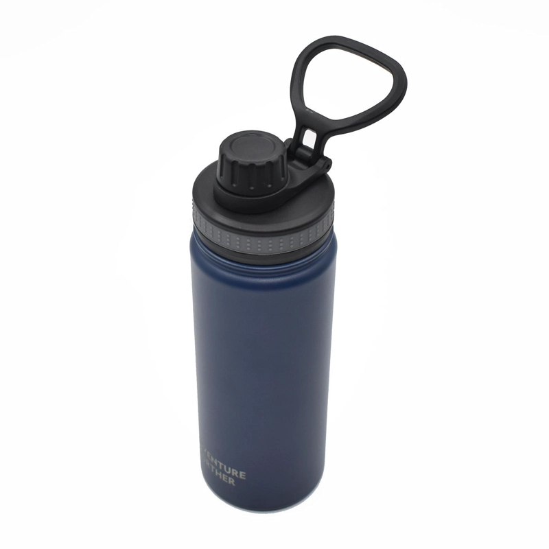 BOTELLA METALICA TERMICA INSULADA 600ML AZUL NAT GEO - 3