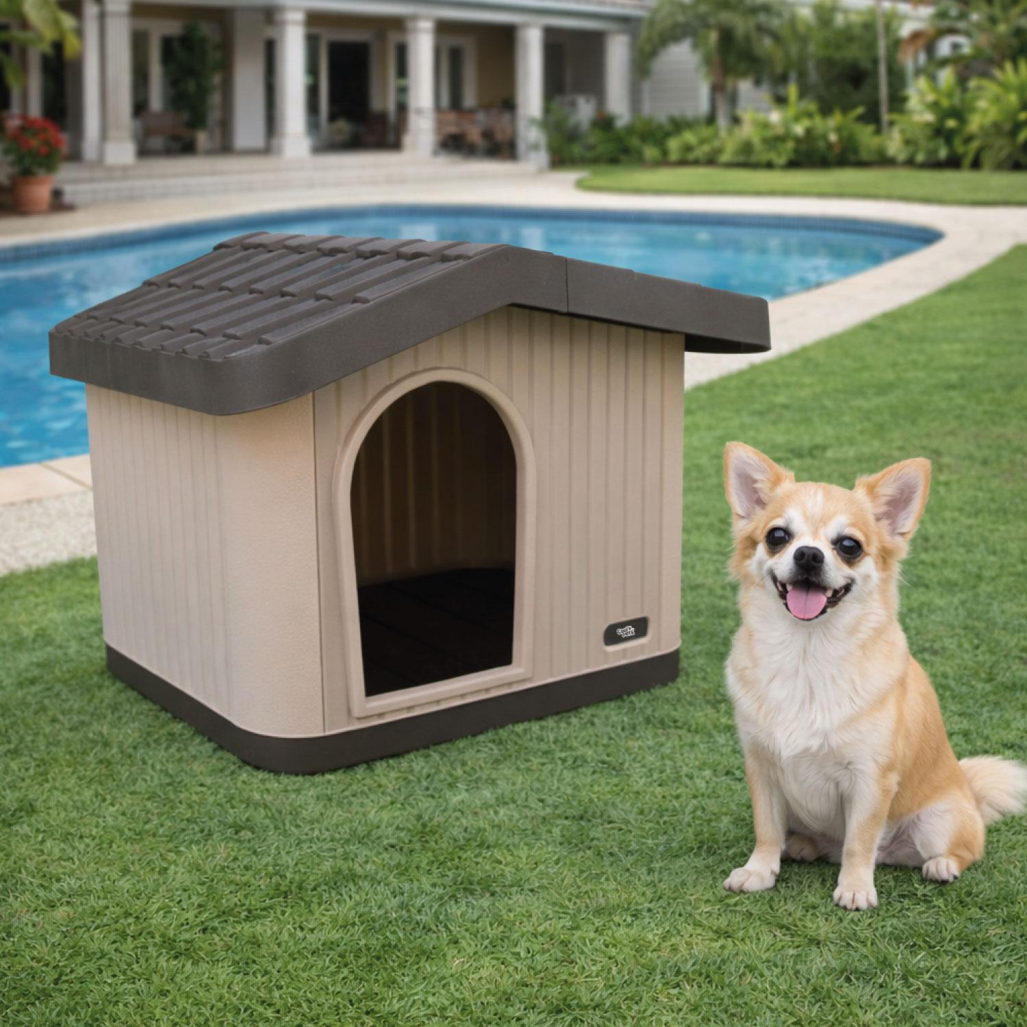 CASA PARA PERRO PEQUEÑA CAFE  COOL PETS 60X51X41CMS - 5