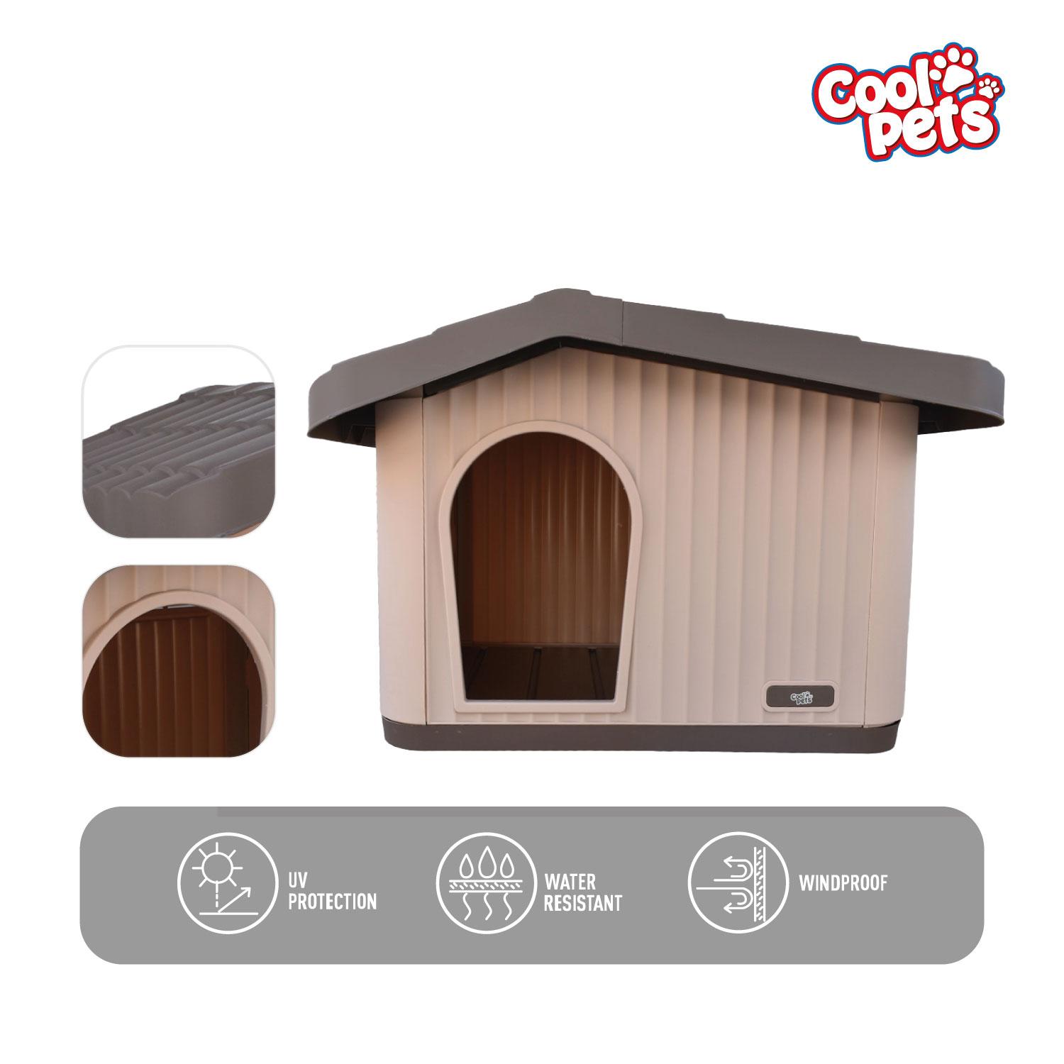 CASA PARA PERRO PEQUEÑA CAFE  COOL PETS 60X51X41CMS - 6
