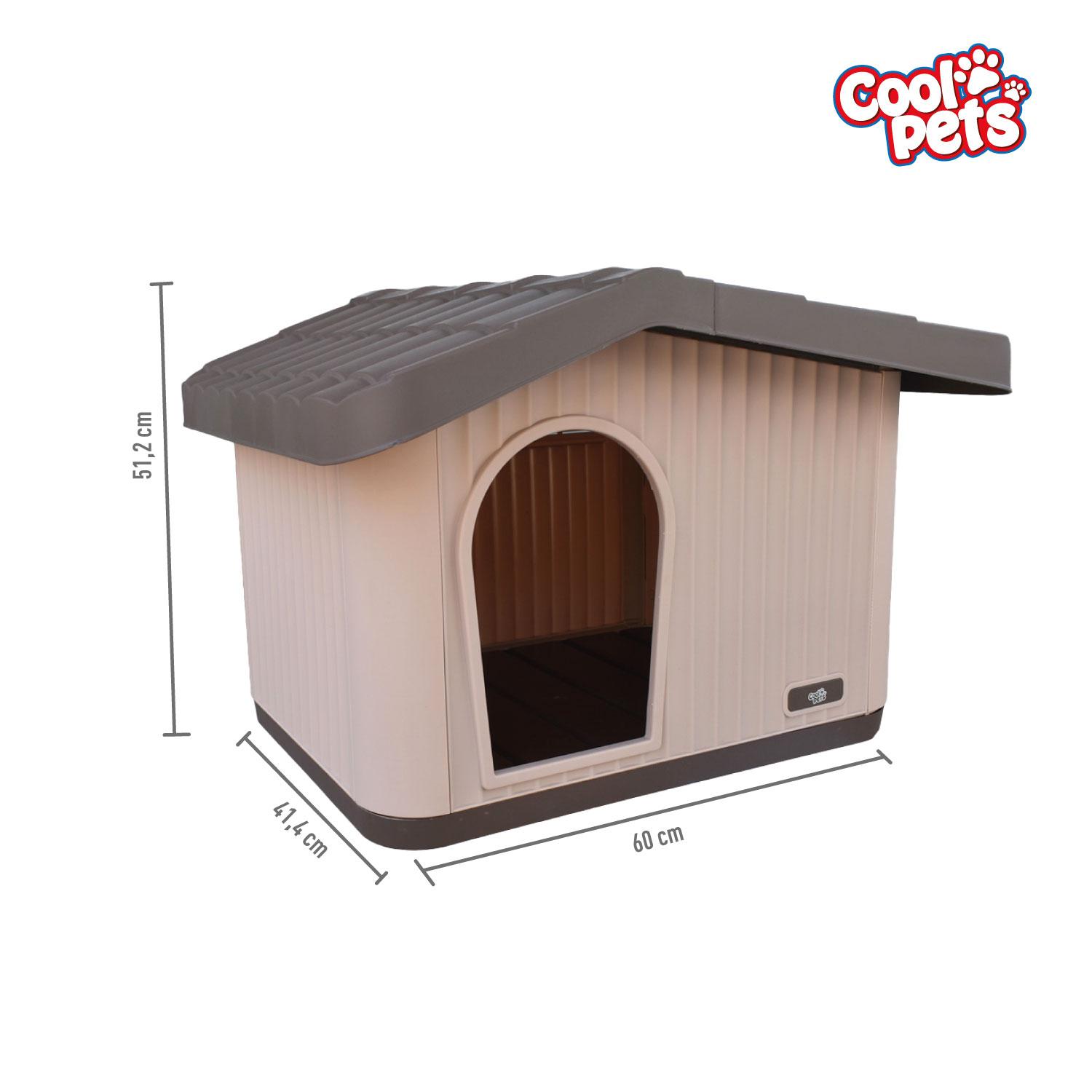 CASA PARA PERRO PEQUEÑA CAFE  COOL PETS 60X51X41CMS - 7