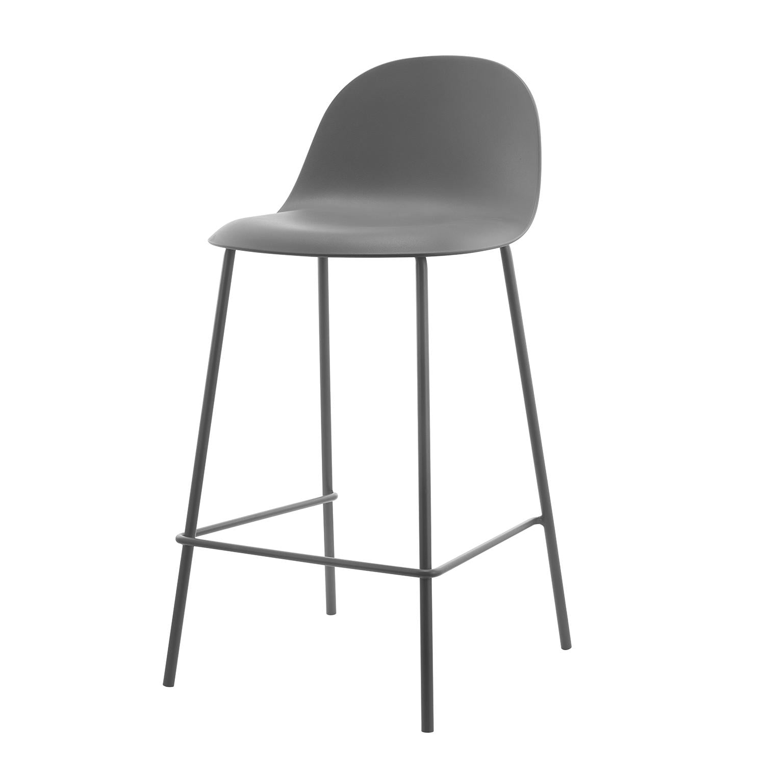 PISO TABURETE SILLA ALTA BAR COCINA EIRA 65CM GRIS - 1