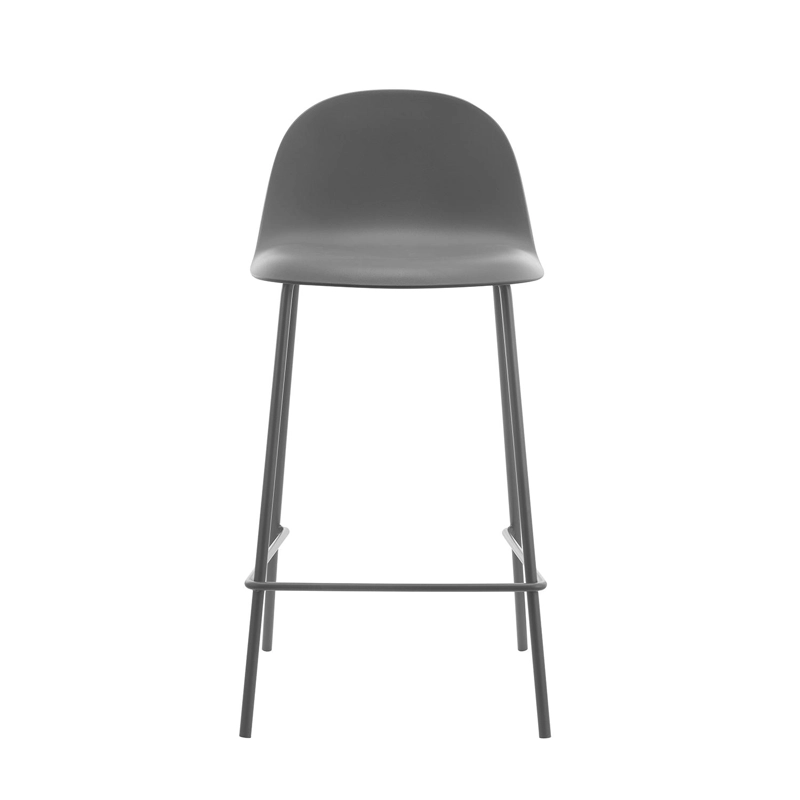 PISO TABURETE SILLA ALTA BAR COCINA EIRA 65CM GRIS - 2