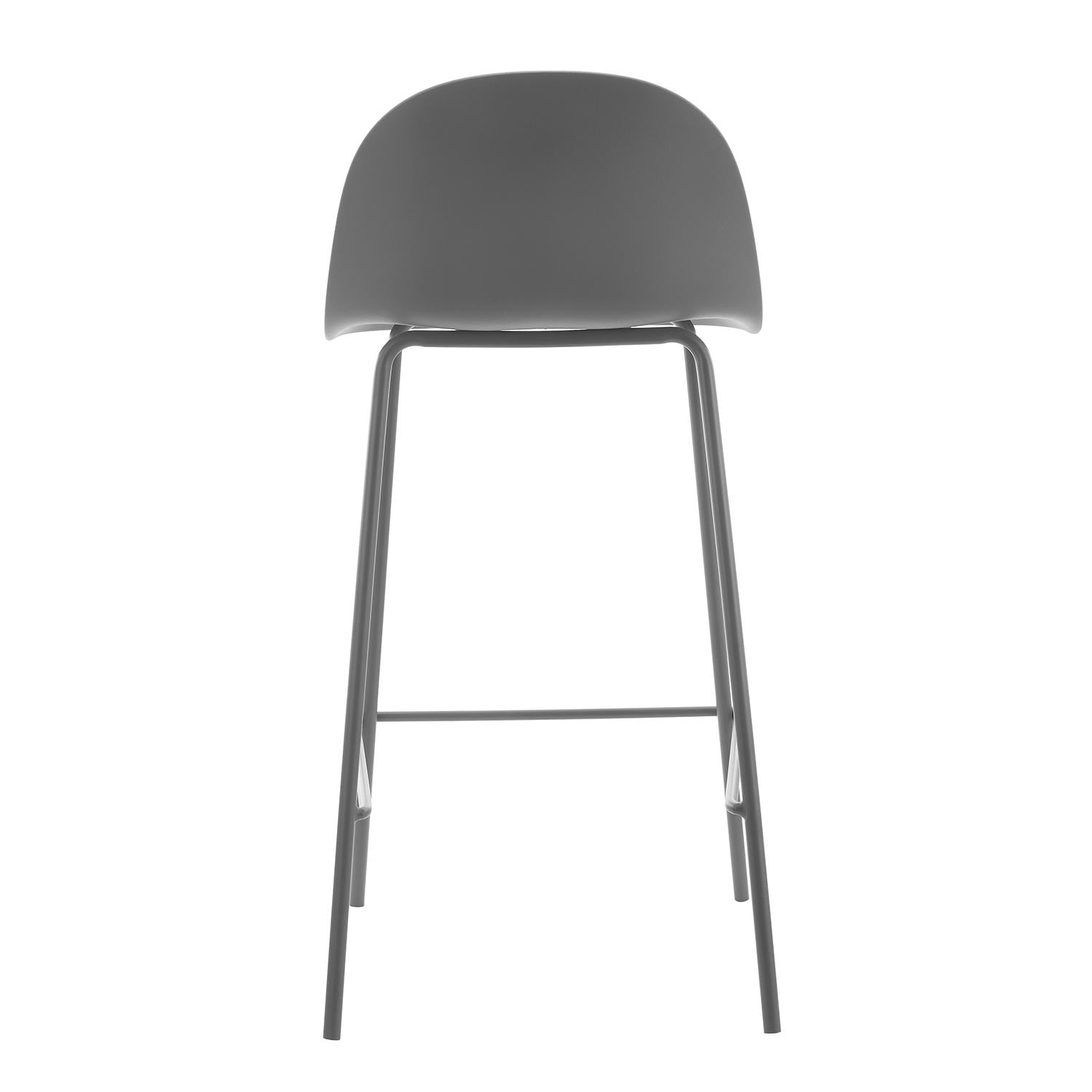 PISO TABURETE SILLA ALTA BAR COCINA EIRA 65CM GRIS - 5