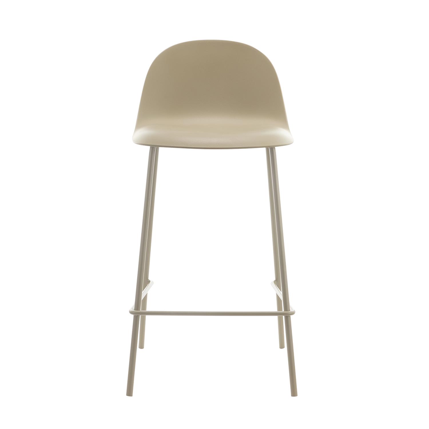 PISO TABURETE SILLA ALTA BAR COCINA EIRA 65 CM BEIGE - 2