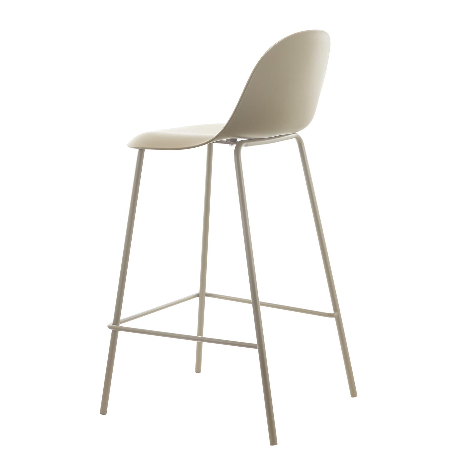 PISO TABURETE SILLA ALTA BAR COCINA EIRA 65 CM BEIGE - 4