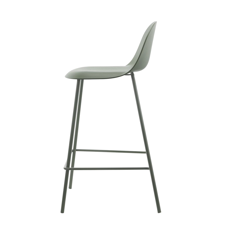PISO TABURETE SILLA ALTA BAR COCINA EIRA 65 CM VERDE OSCURO - 3