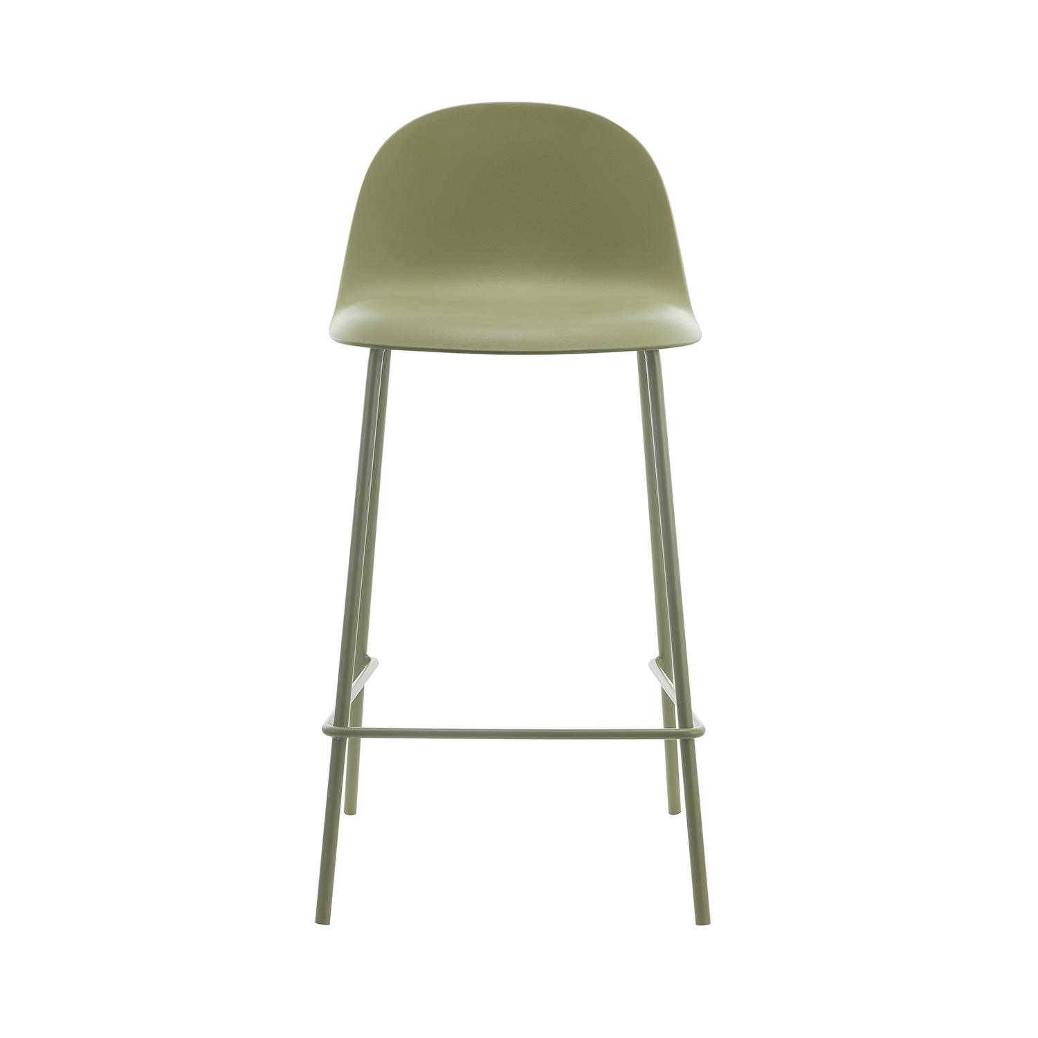 PISO TABURETE SILLA ALTA BAR COCINA EIRA 65CM VERDE - 2