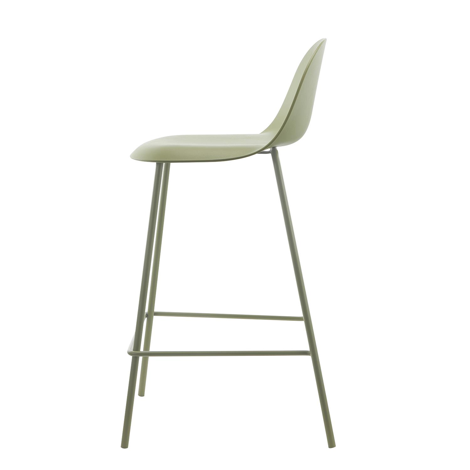 PISO TABURETE SILLA ALTA BAR COCINA EIRA 65CM VERDE - 3