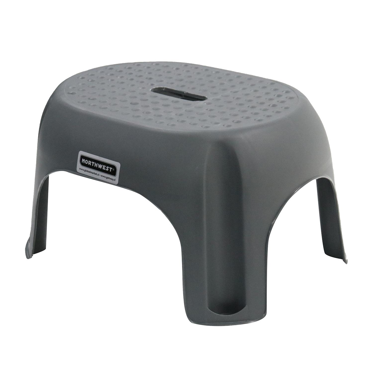 PISO PLASTICO ALZADOR 1 PELDAÑO GRIS 22CM ALTO NORTWEST - 1