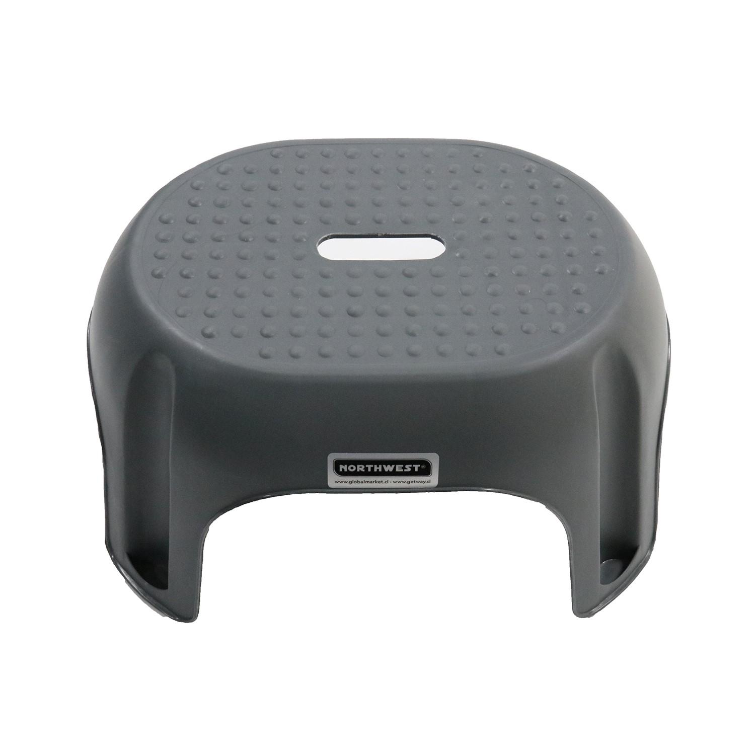 PISO PLASTICO ALZADOR 1 PELDAÑO GRIS 22CM ALTO NORTWEST - 3