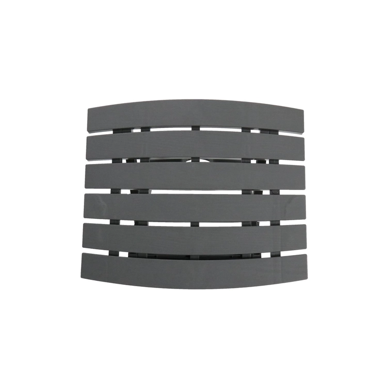 MESA AUXILIAR PLEGABLE PLASTICA DISEÑO MADERA GRIS NORTHWEST - 4