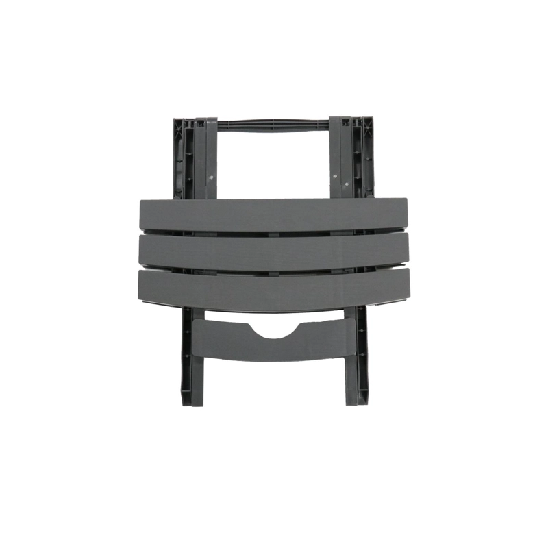 MESA AUXILIAR PLEGABLE PLASTICA DISEÑO MADERA GRIS NORTHWEST - 6