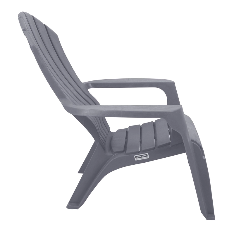 SILLA REPOSERA PLASTICA TERRAZA GRIS CLARO NORTHWEST - 4