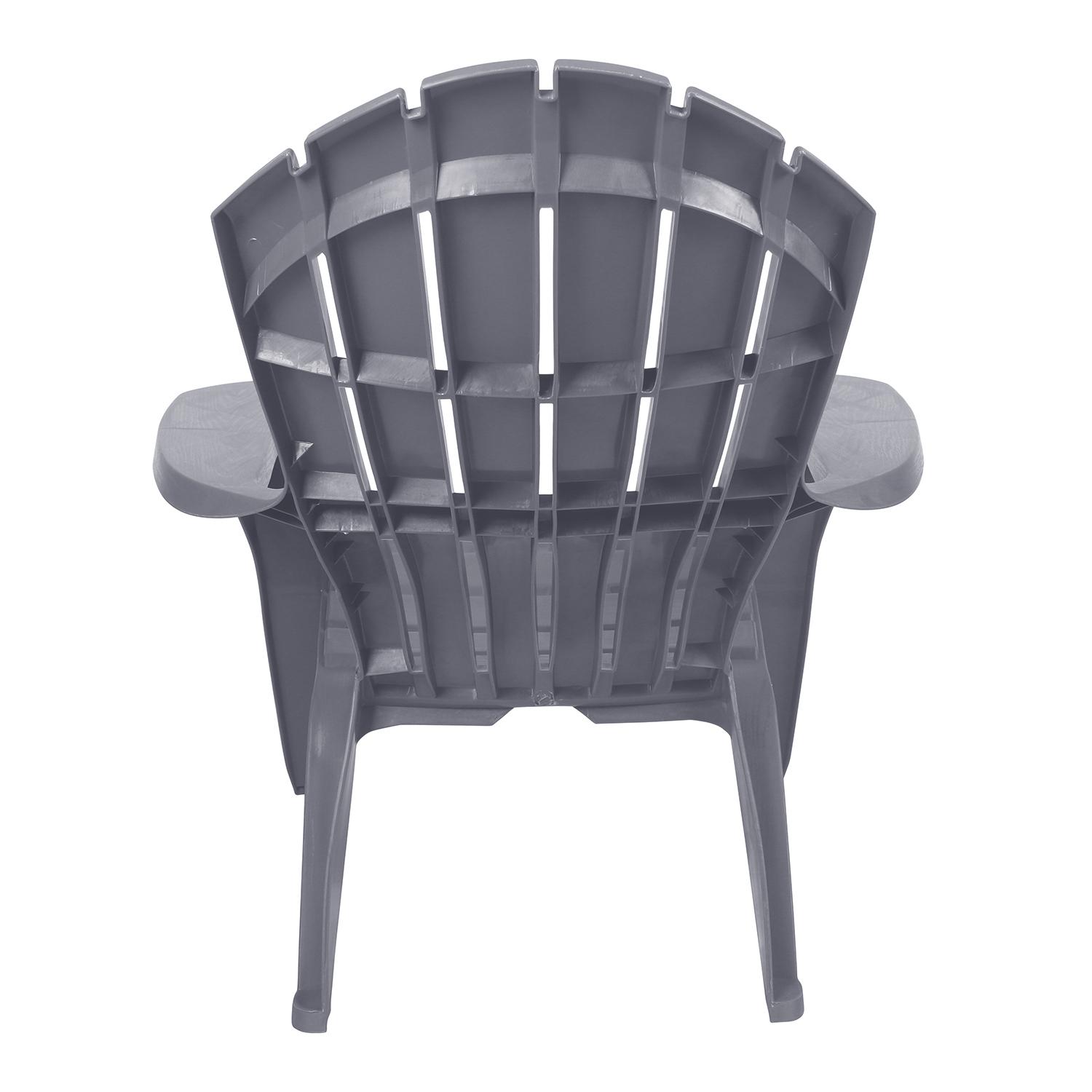 SILLA REPOSERA PLASTICA TERRAZA GRIS CLARO NORTHWEST - 5