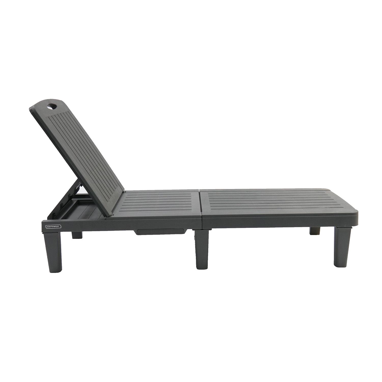 REPOSERA PISCINA PLAYA TERRAZA AMALFI GRIS CON MESA NORTHWEST - 2