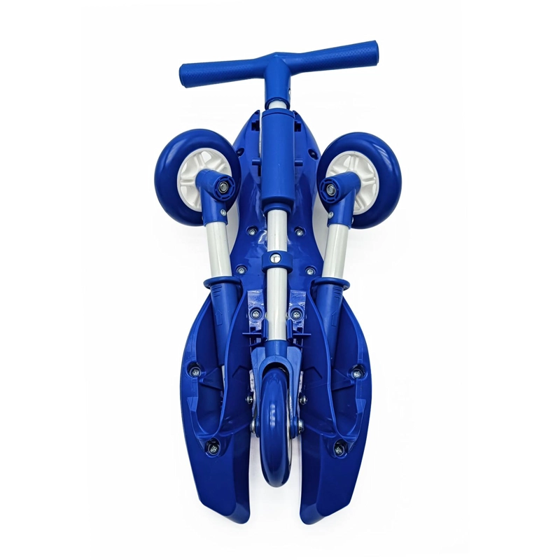 TRICICLO BICICLETA APRENDIZAJE PLEGABLE SIN PEDALES AZUL BEX - 6