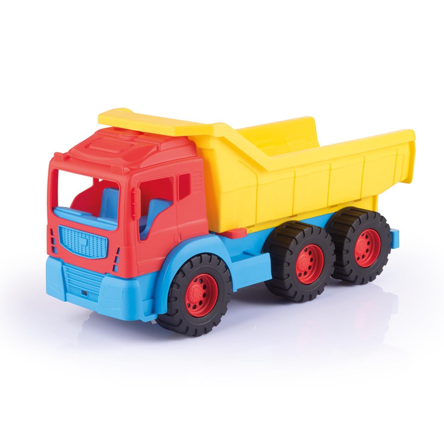 CAMION TOLVA JUGUETE ROJO AMARILLO 68,5CM DOLU - 1