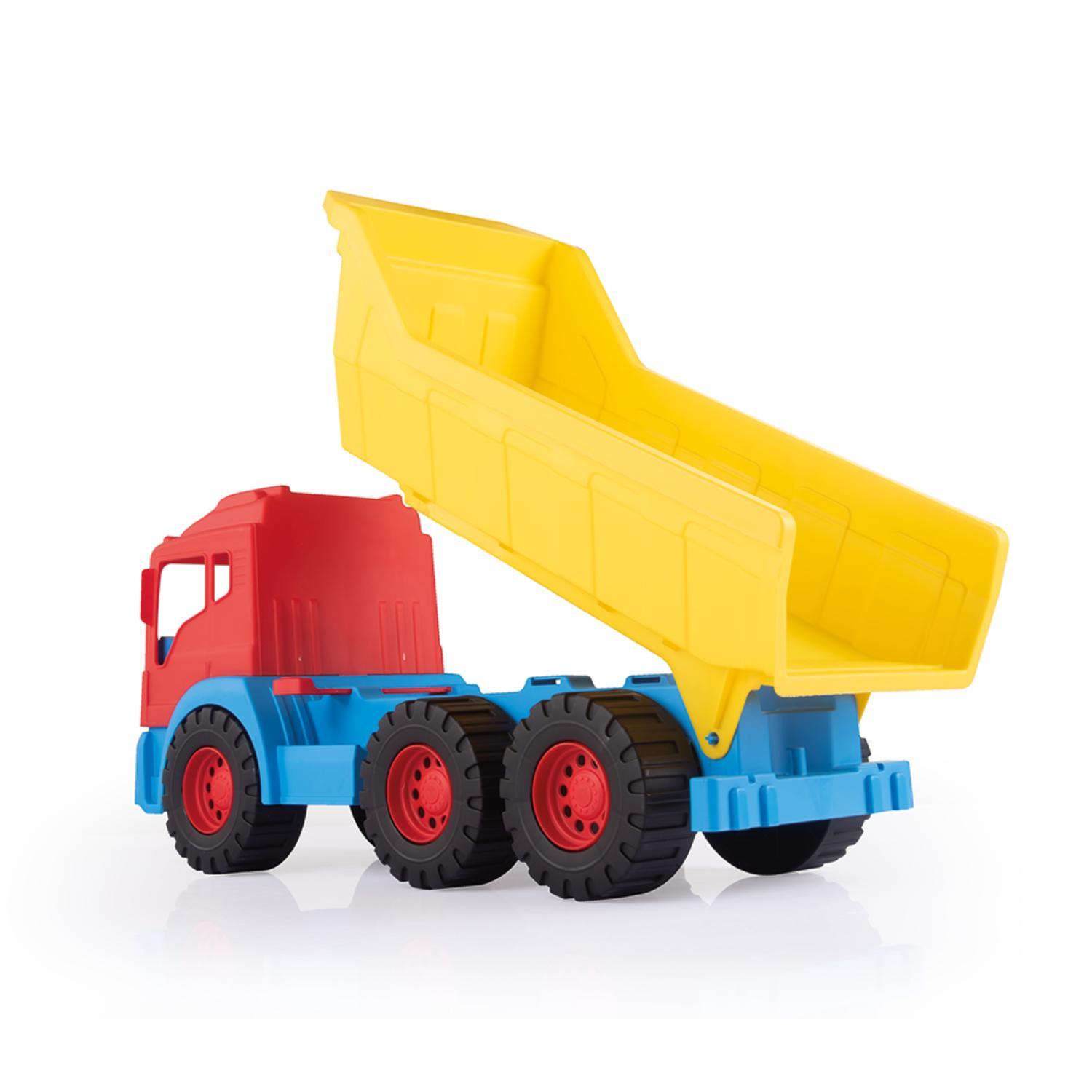 CAMION TOLVA JUGUETE ROJO AMARILLO 68,5CM DOLU - 3