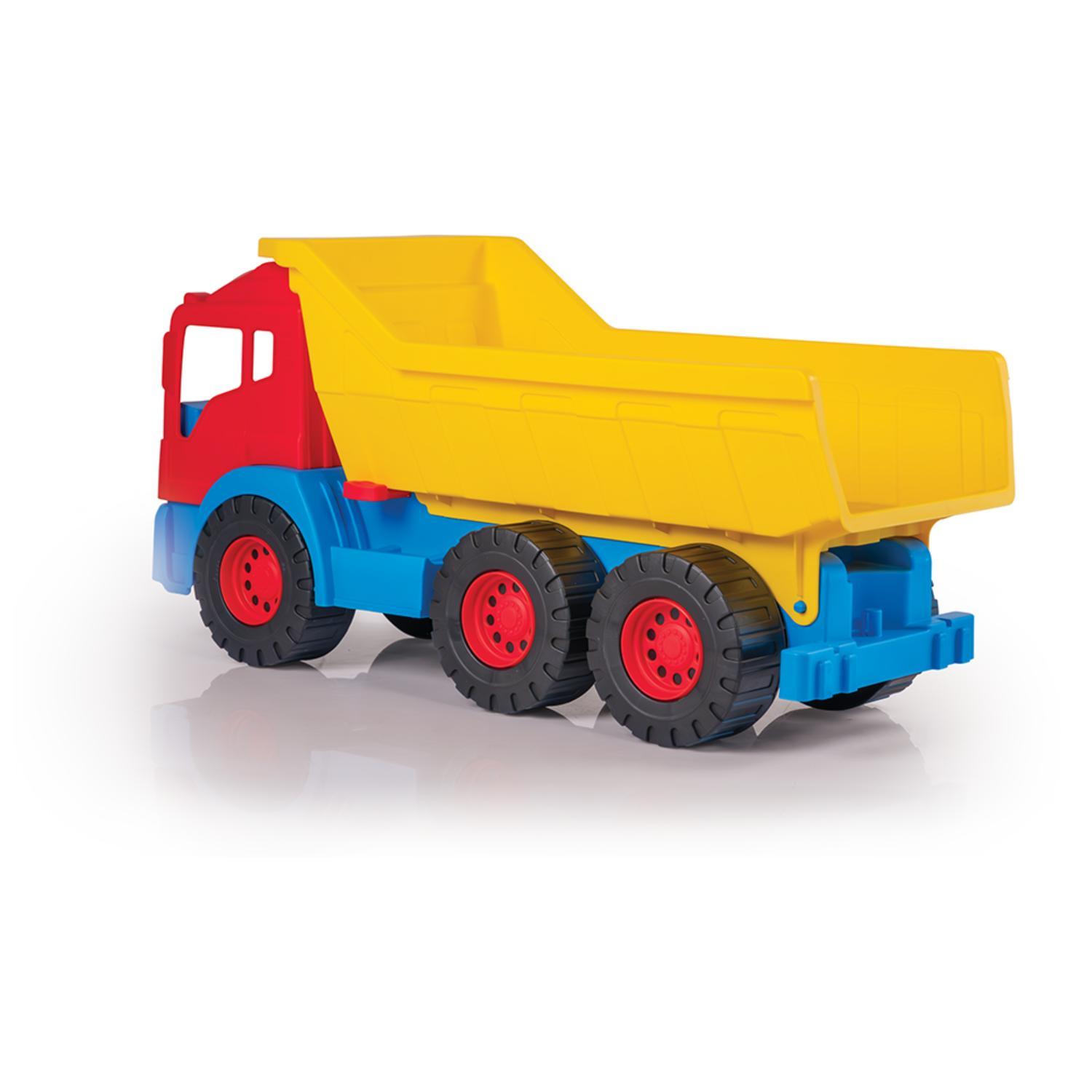 CAMION TOLVA JUGUETE ROJO AMARILLO 68,5CM DOLU - 5