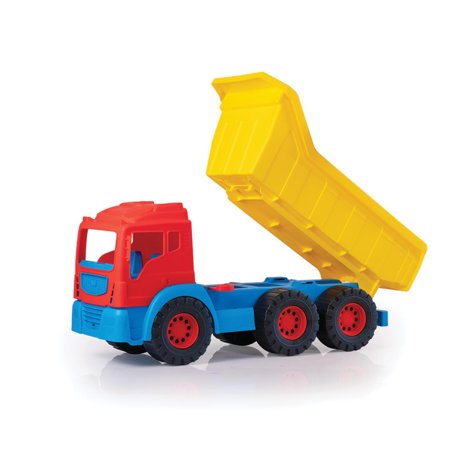 CAMION TOLVA JUGUETE ROJO AMARILLO 68,5CM DOLU - 6