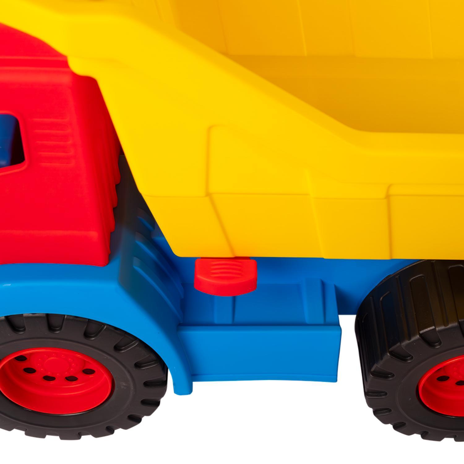 CAMION TOLVA JUGUETE ROJO AMARILLO 68,5CM DOLU - 7