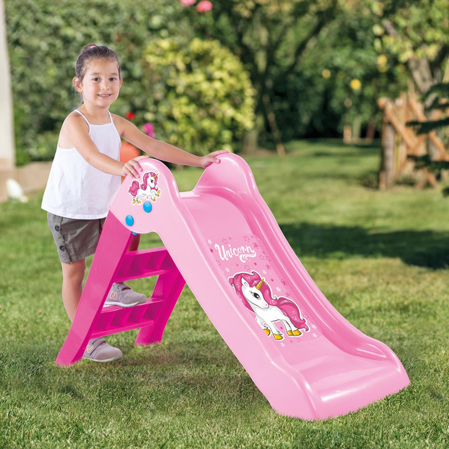RESBALIN TOBOGAN UNICORNIO 70 X 111 X 47 CM DOLU - 4
