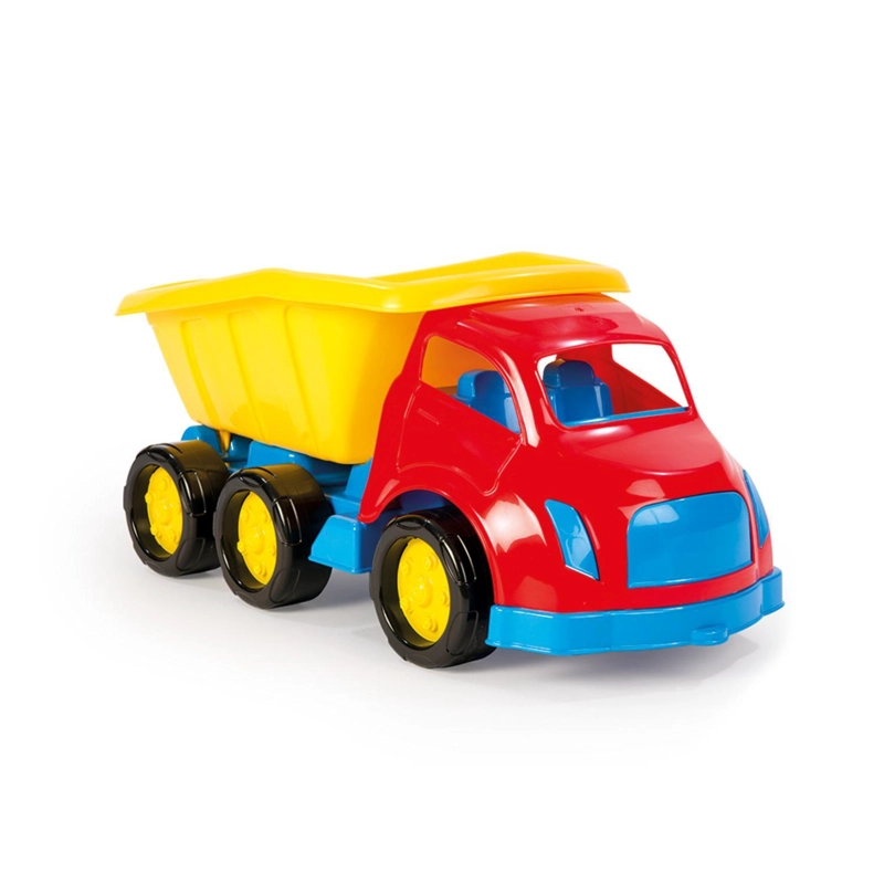 CAMION TOLVA JUGUETE ROJO AMARILLO 69CM DOLU - 1